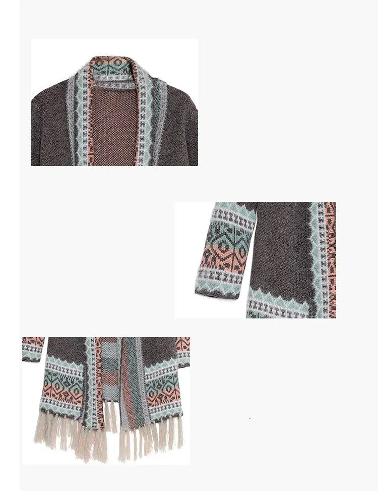 Women's Street Fashion Mid-length Loose Sweater Nipaaj