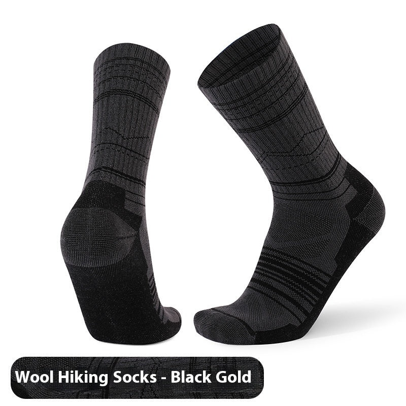 Men's And Women's Warm Wool Knee-high Sports Socks