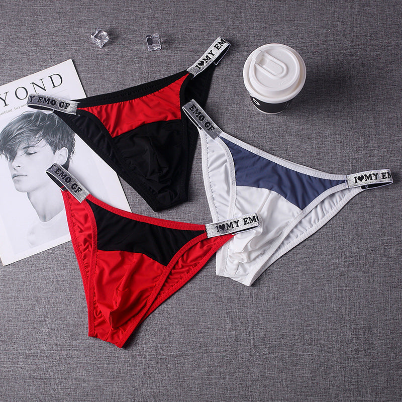 Ultra-thin Breathable Sexy Underwear Men's Color Matching Simple