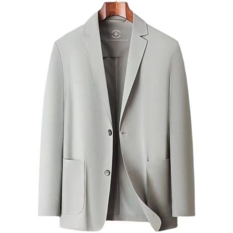 Summer Ice Silk Suit Men's Casual Sun-proof Light Coat