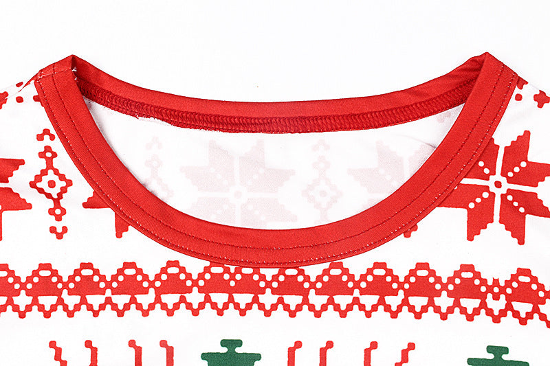 Printed Long-sleeved Casual Parent-child Suit