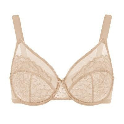 Women's Plus Size Underwear Ultra-thin Lace Bra