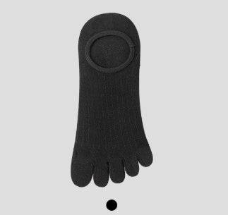 Modal Cotton Five-finger Ultra-thin Breathable Boat Socks