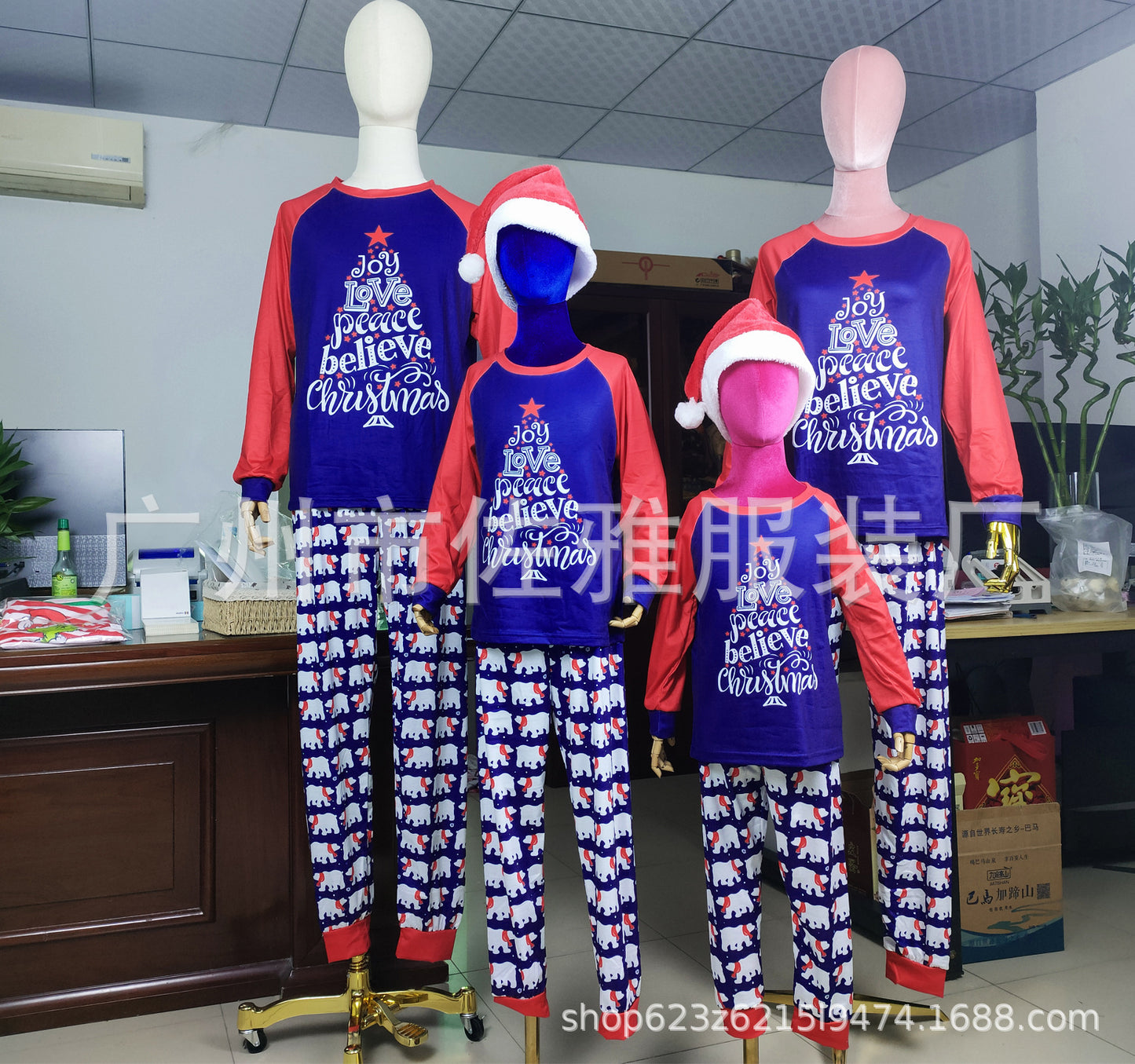 Christmas Halloween Parent-child Suit Printing