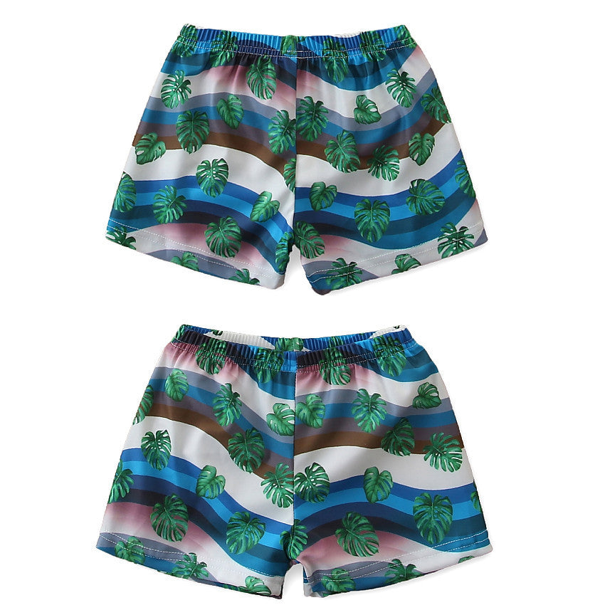 Summer children's beach swimming trunks