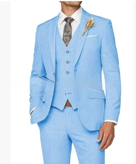 Men's Suit Set Three-piece Casual