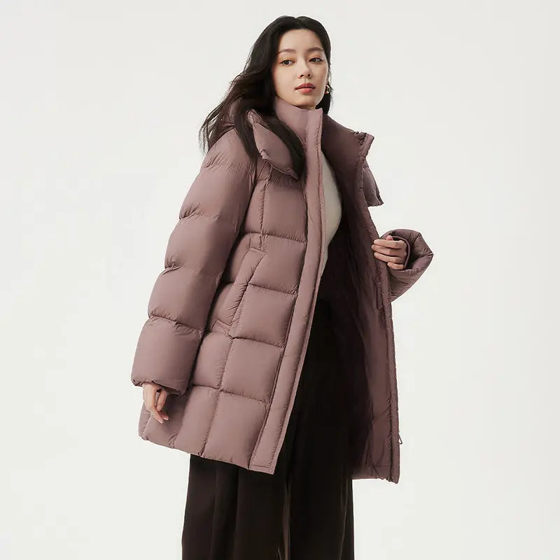 Detachable Hat Mother's Warm All-matching Coat null