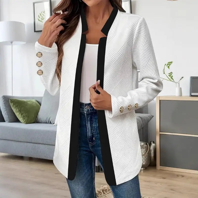 Fashion Colorblock Gold Cufflinks Coat Top Suit null