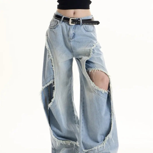 American Retro Hot Girl Design Jeans Nipaaj