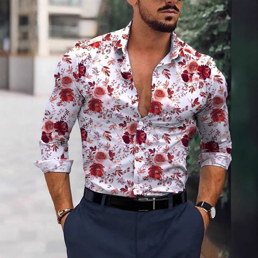 Men's Long-sleeved Shirt Spring And Autumn New