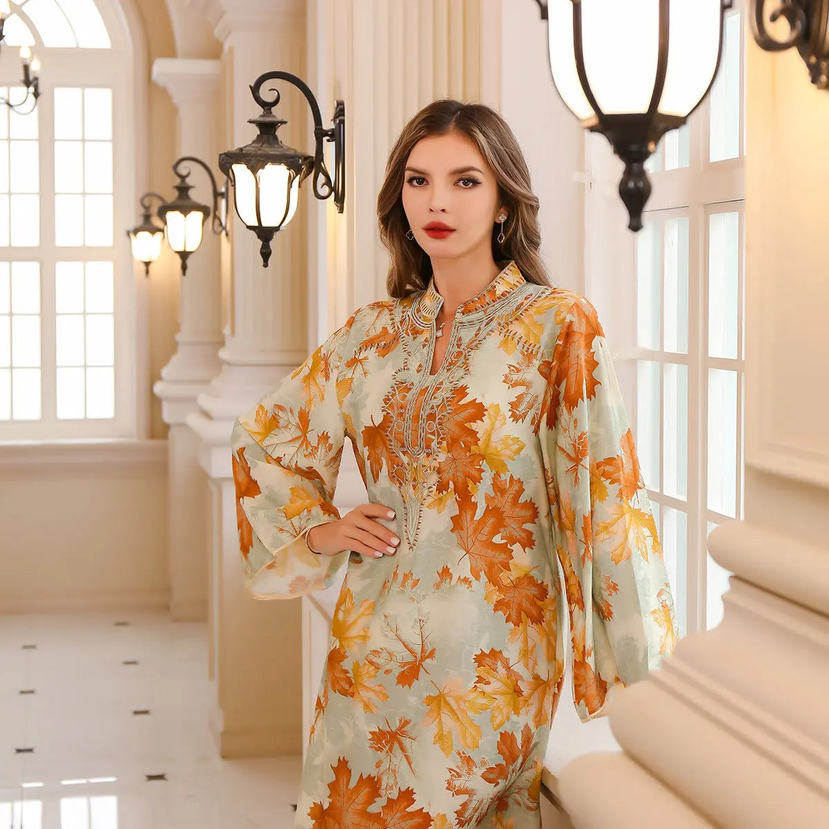 Summer Gown Dress Printed Dress null