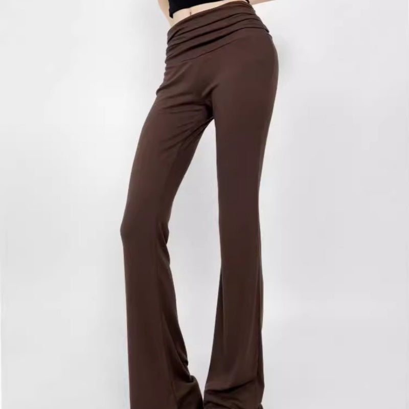 Nude Feel Hip Raise Slimming High Waist Belly Contracting Yoga Trousers