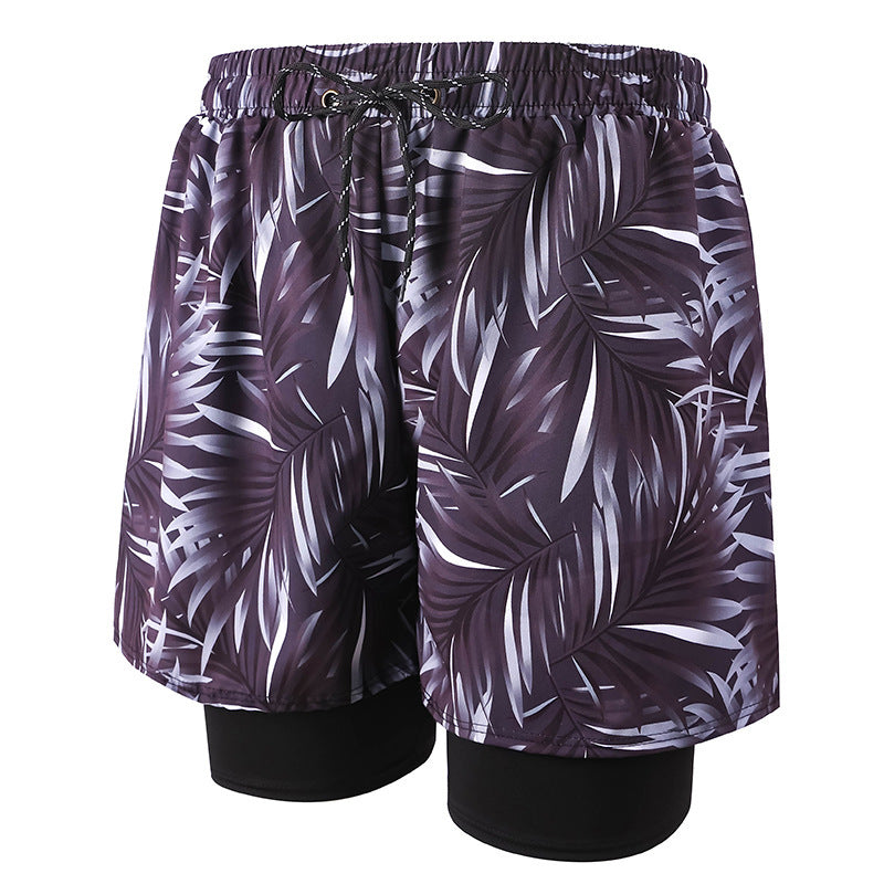 Anti-embarrassment Men's Swimming Trunks