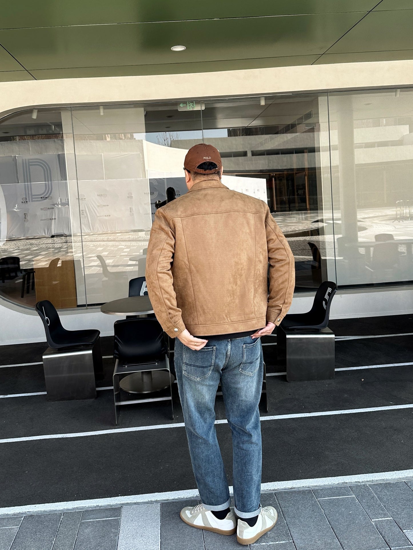 Men's Plus Size Short Lapel Thin Cotton Jacket