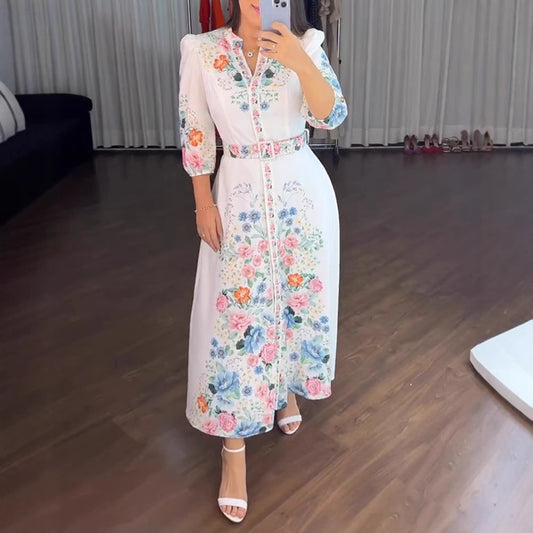 Slim-fit Lace Up Shirtdress Women