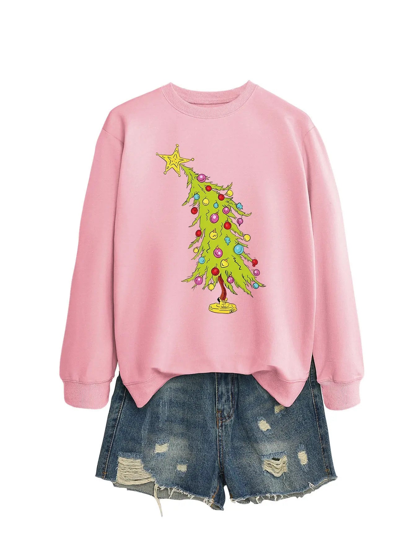 Five-pointed Star Green Christmas Tree Fashion Sweater Female Nipaaj
