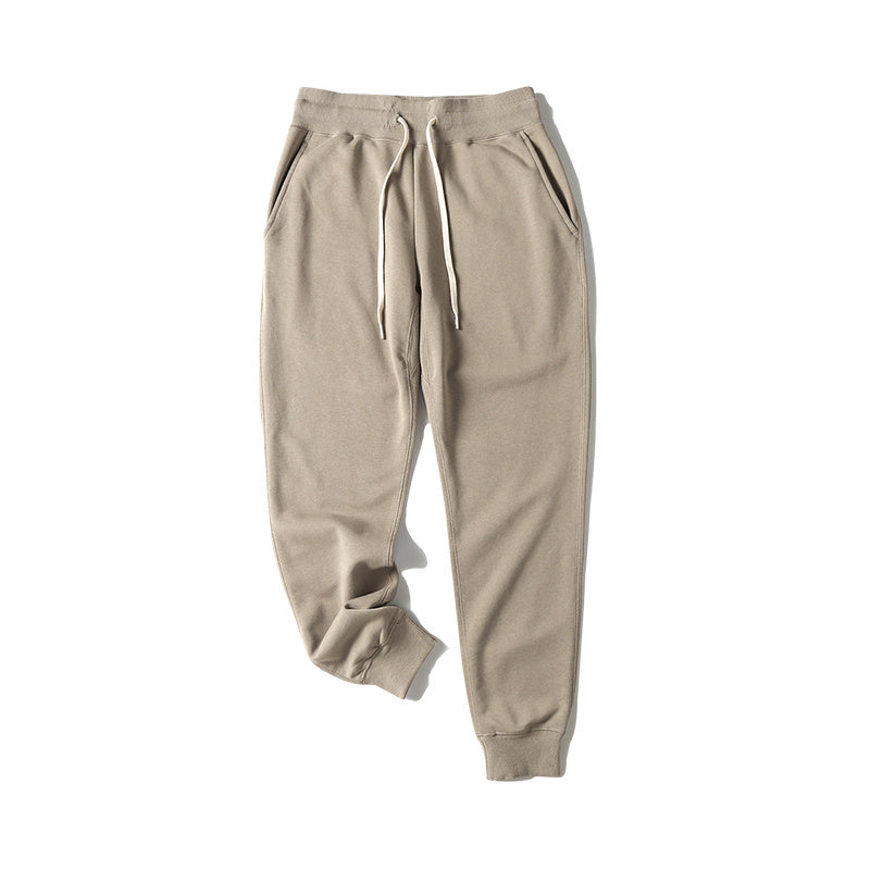American Knitting Casual Loose Sanitary Trousers Made Of Terry Cloth
