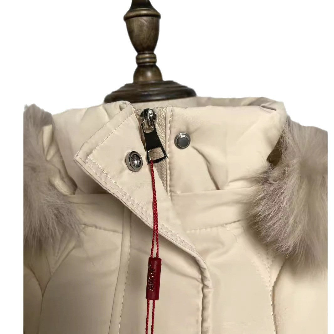 Winter Down Cotton Jacket Women's Mid-length