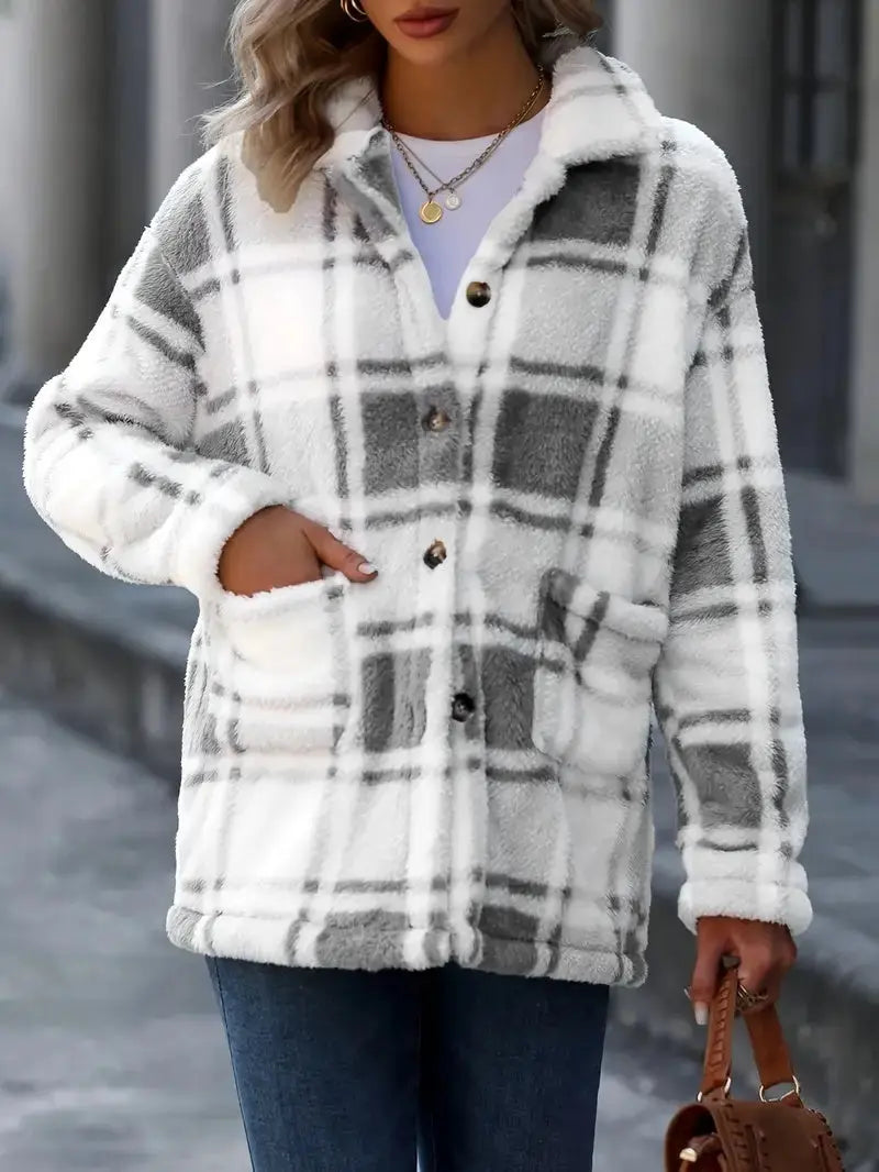 Fashionable And Versatile Polyester Fiber Women's Coat null