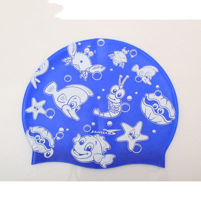Silicone Children's Swimming Cap Cute Cartoon