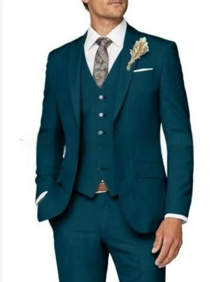 Men's Suit Set Three-piece Casual