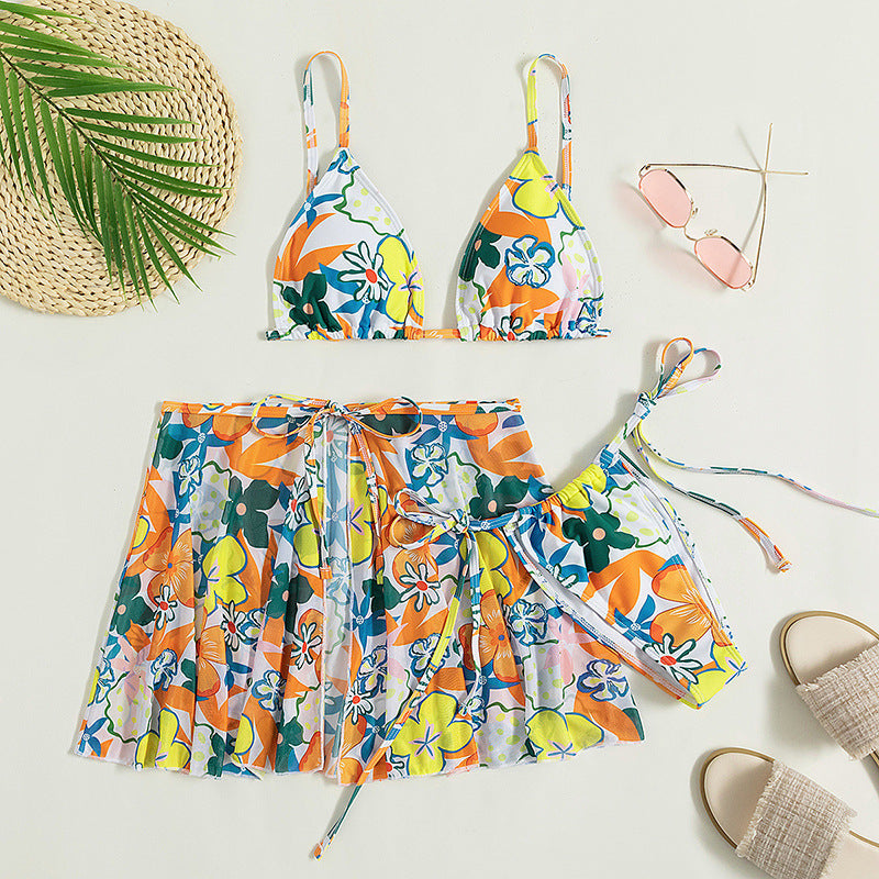 Fashion Women's Swimming Split Three Pieces