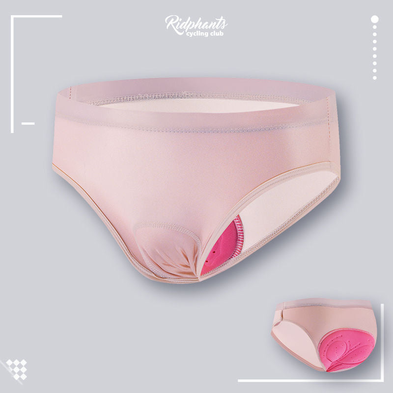 Women's Riding Sports Underwear Thickened Silicone Cushion