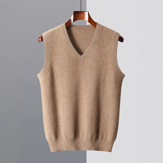 Men's Woolen Sweater Vest Waistcoat Fashion
