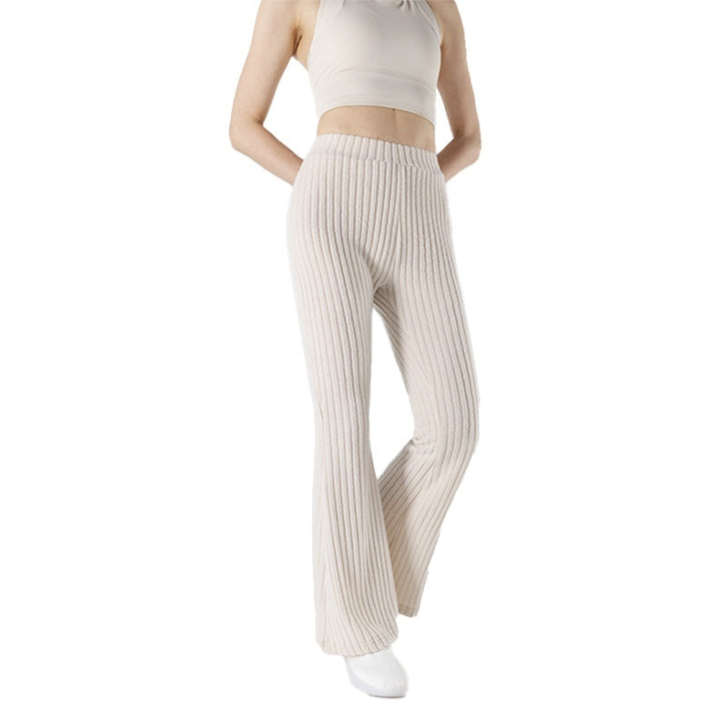 Women's Wide-leg Pants Fashion Horn Solid Color Slim Fit