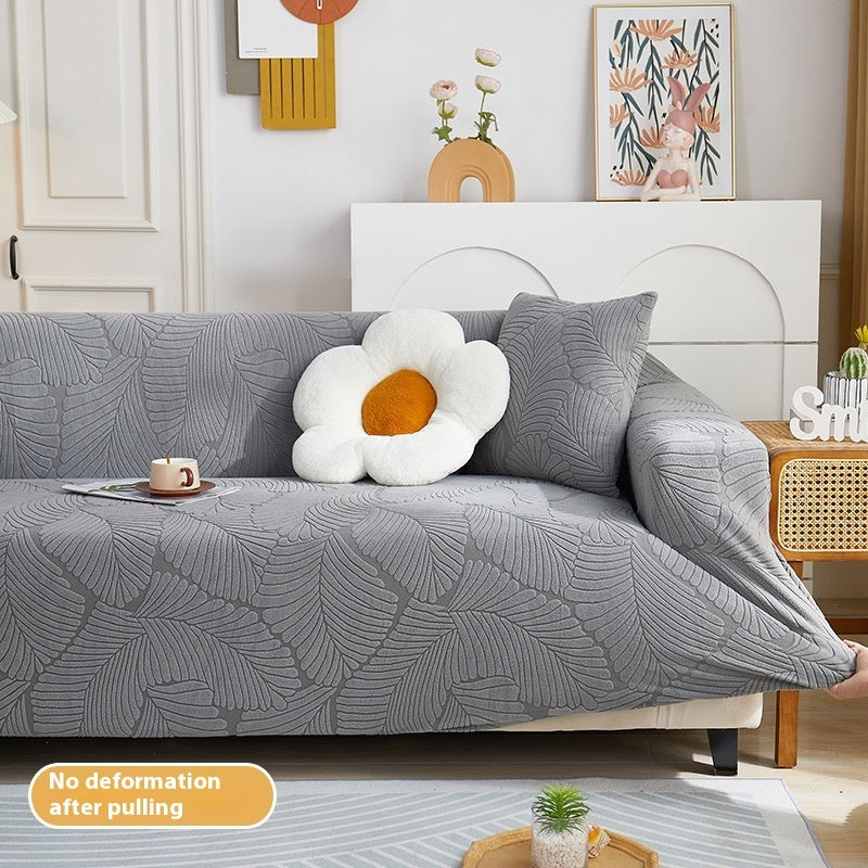 All-inclusive Universal Cushion Stain-resistant Anti-elastic Chaise Sofa Cover