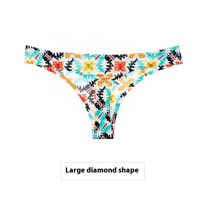 Ice Silk Seamless One-piece Women's Underwear