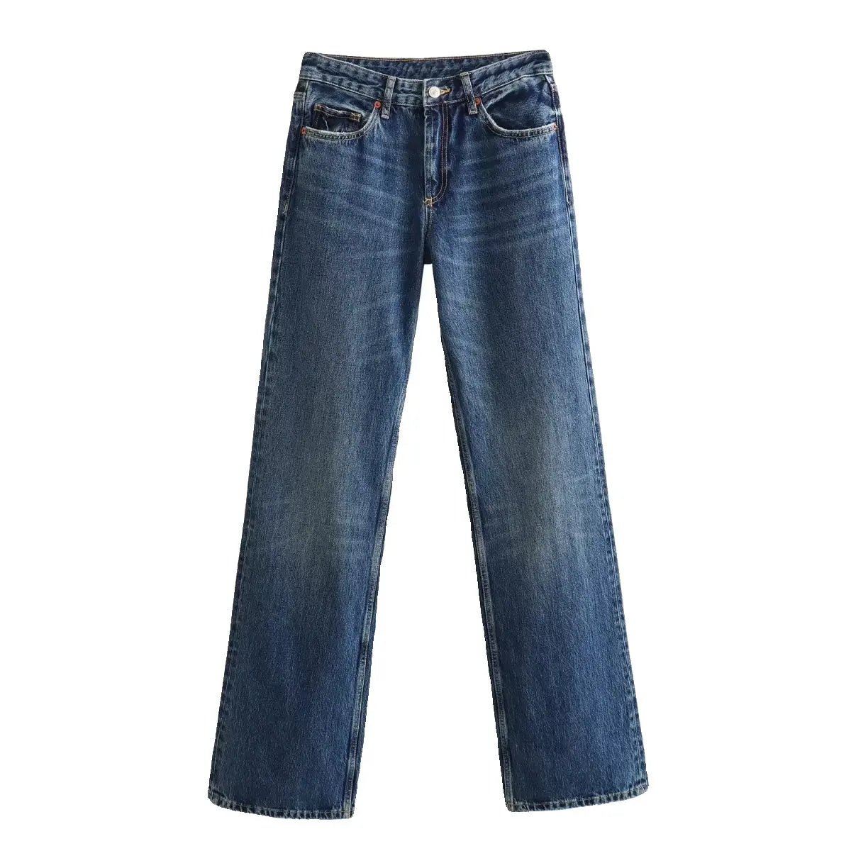 Autumn And Winter Jeans High Waist Straight Pants Women's Wide-leg Pants Nipaaj