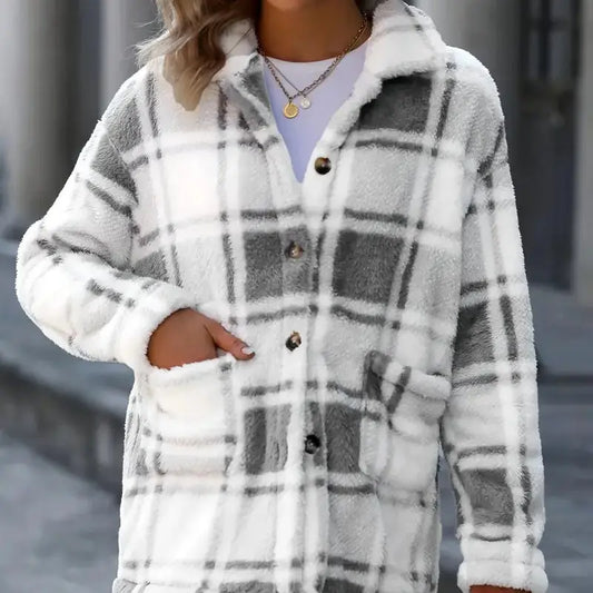 Fashionable And Versatile Polyester Fiber Women's Coat null