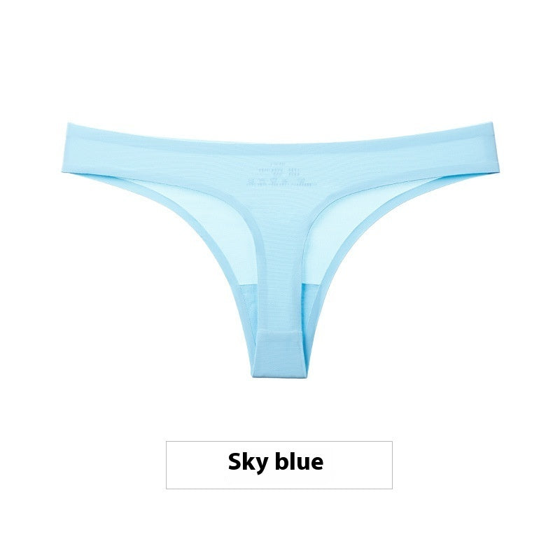 Ice Silk Seamless One-piece Women's Underwear