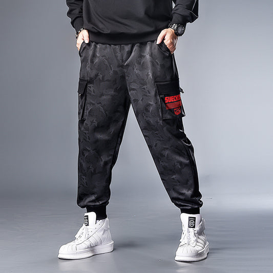 Men's Loose Sports Pants Plus Fat