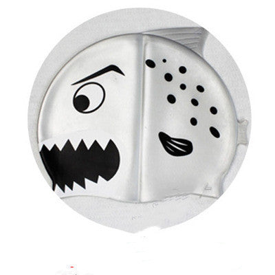 Silicone Children's Swimming Cap Cute Cartoon