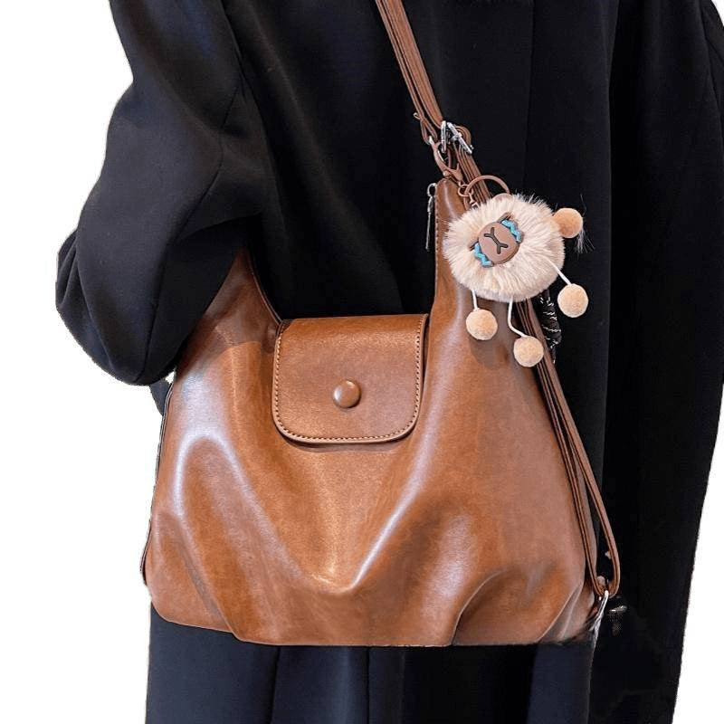 Retro Large Capacity Bag Women's Shoulder Tote Bag