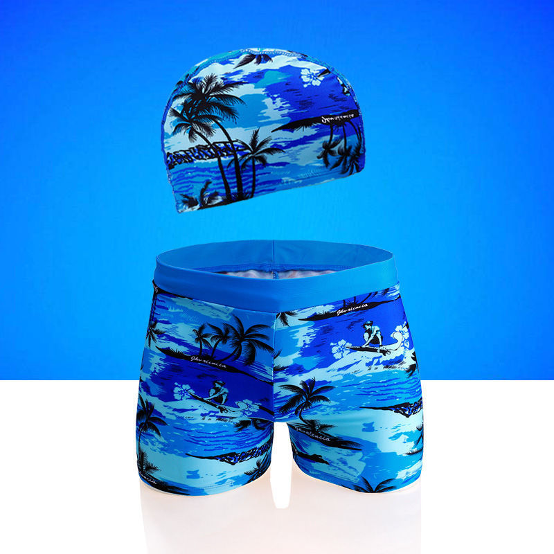 Children's Wide Waist Comfortable Swimming Trunks Swimming  Set