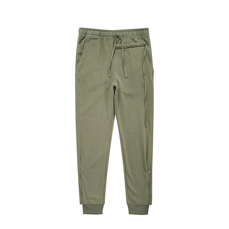 High Street Zip And Fleece Sweatpants Fashion