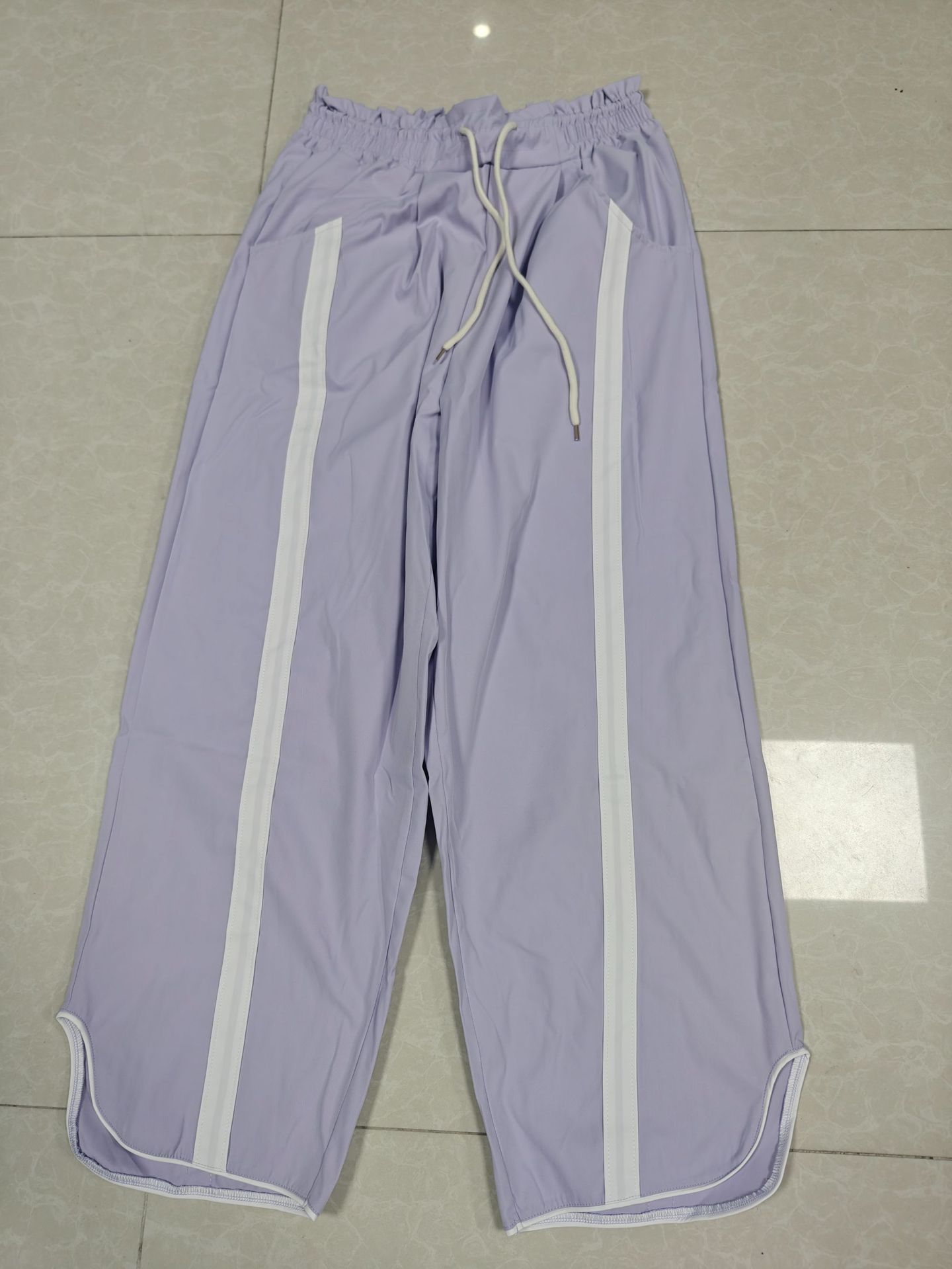 Women's Fashion Casual Loose Striped Sweatpants