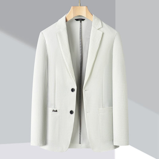 Young And Middle-aged Seamless Lightweight Breathable Casual Suit Top