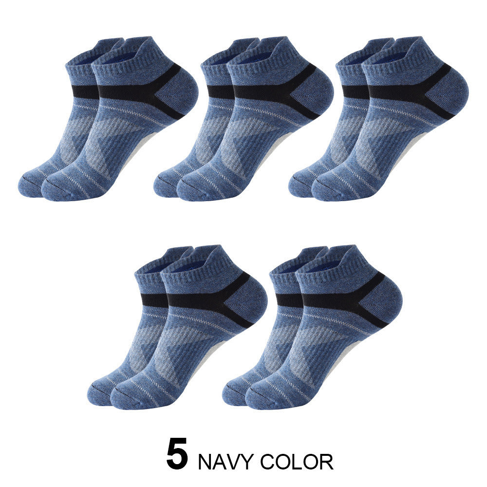 Men's Summer Thin Fashion Color Matching Socks