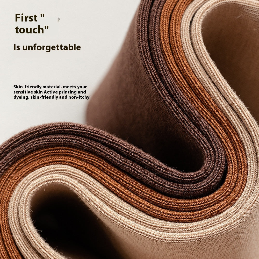 Mid-calf Spring And Autumn Pure Cotton Business Men Socks