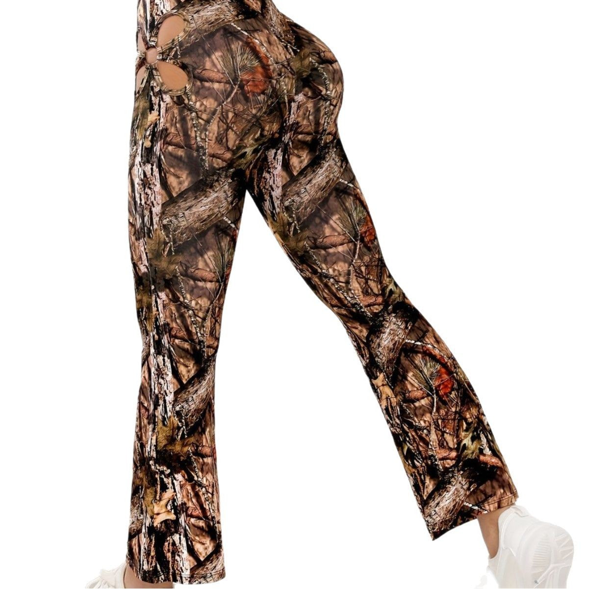 Street Snap Sexy Print High Waist Slim Fit Yoga Leisure Pants