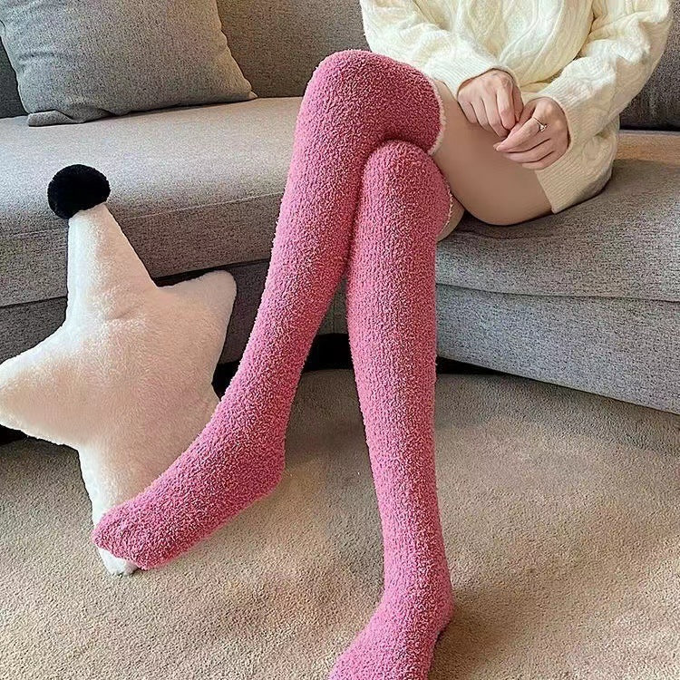 Women's Over-knee Thickened Coral Velvet Socks