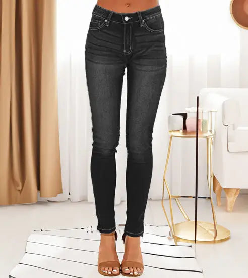 Women's Slim Fit Stretch Skinny Trousers Nipaaj