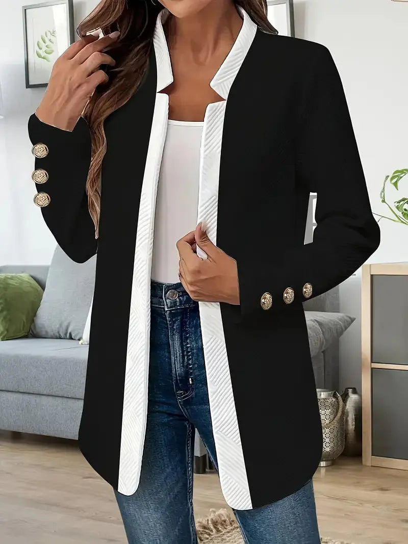 Fashion Colorblock Gold Cufflinks Coat Top Suit null