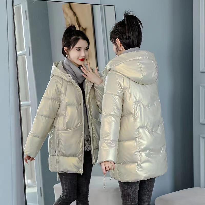 Winter Loose Thick Hooded Down Cotton