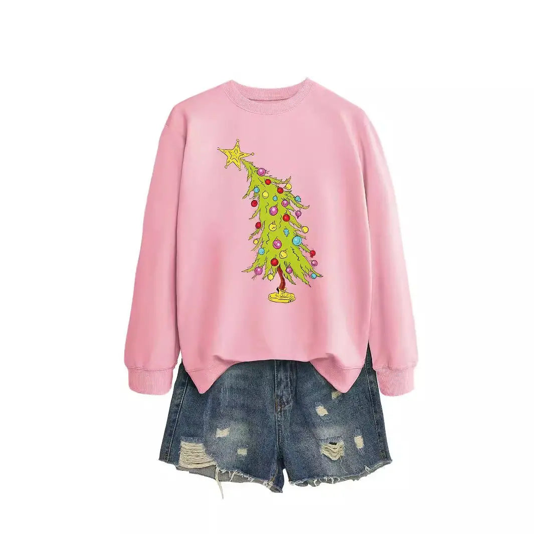 Five-pointed Star Green Christmas Tree Fashion Sweater Female Nipaaj