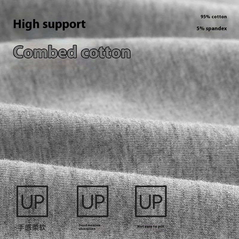 7A Antibacterial Crotch Summer Breathable Plus Size Purified Cotton Men's Underwear